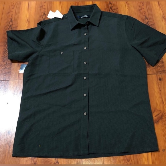 Mens Boca Classics Charcoal Button Down Large - Picture 1 of 5